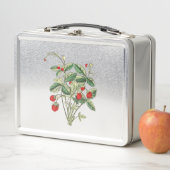 Wilde Erdbeer-Lunchbox Metall Brotdose (Beispiel)