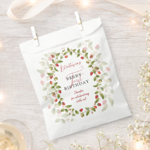 WILDE ERDBEER SÜSSE BABY GEBURTSTAG GESCHENKTÜTCHEN