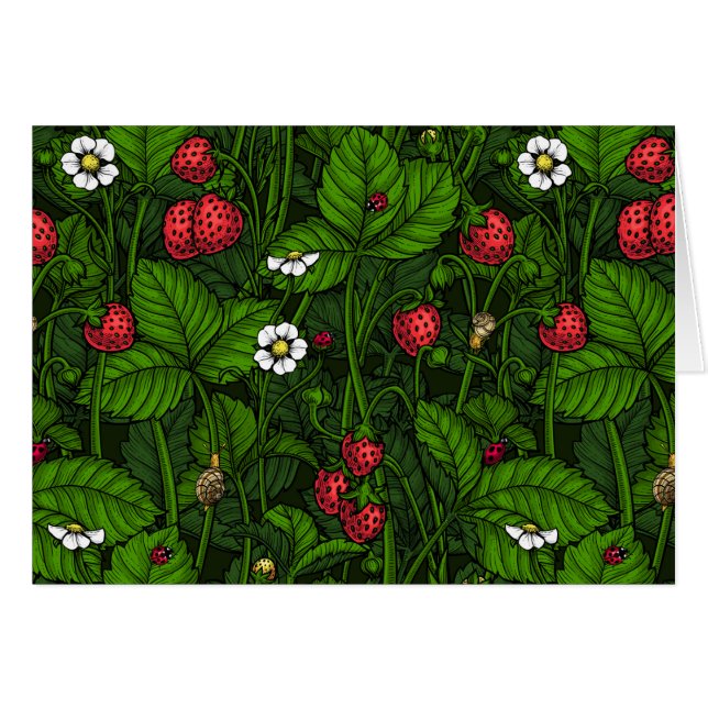 Wilde Erdbeeren (Vorderseite (Horizontal))