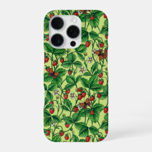 Wilde Erdbeeren auf Honigmelone iPhone 16 Pro Hülle