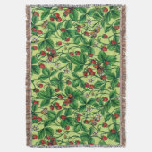 Wilde Erdbeeren auf Honigtaube Decke (Vorderseite Vertikal)