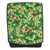Wilde Erdbeeren auf Honigtaube Rucksack (Vorderseite)
