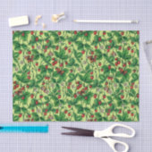 Wilde Erdbeeren auf Honigtaube Seidenpapier (Handwerk)