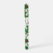 Wilde Erdbeeren auf weißem Grund iPhone 16 Hülle (Linke Seite)