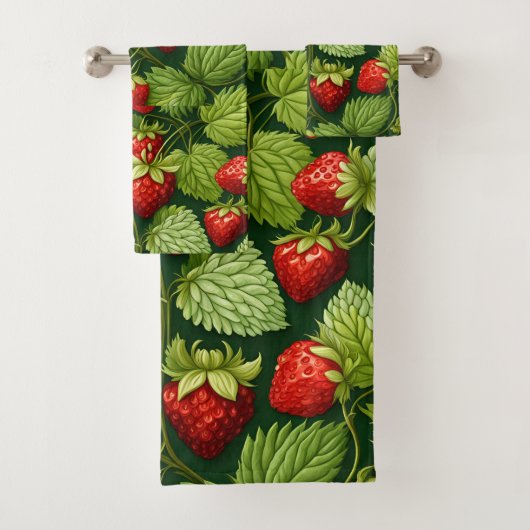 Wilde Erdbeeren Badhandtuch Set (Insitu)