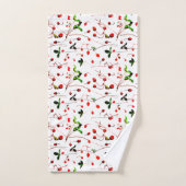 Wilde Erdbeeren Badhandtuch Set (Handtuch)