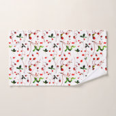 Wilde Erdbeeren Badhandtuch Set (Handtuch)