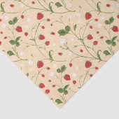 Wilde Erdbeeren (Bisque) - Gewebepapier Seidenpapier (Detail)