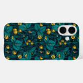 Wilde Erdbeeren, gelb und blau Case-Mate iPhone Hülle (Rückseite (Horizontal))