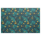 Wilde Erdbeeren, gelb und blau Stoff (Yard (91,4 cm))