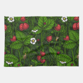 Wilde Erdbeeren Geschirrtuch (Horizontal)