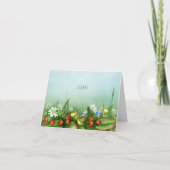 Wilde Erdbeeren in einer Wiese, lieblich danke (Vorderseite)