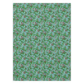 Wilde Erdbeeren in Poolblau Tischdecke (Vorderseite)
