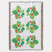 Wilde Erdbeeren-Keule Decke (Vorderseite Vertikal)