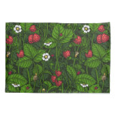 Wilde Erdbeeren Kissenbezug (Rückseite)