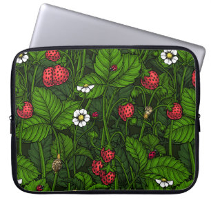 Wilde Erdbeeren Laptopschutzhülle