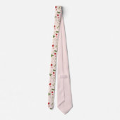 Wilde Erdbeeren (Linen) - Neck Tie Krawatte (Rückseite)