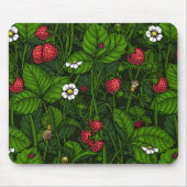 Wilde Erdbeeren Mousepad (Vorne)
