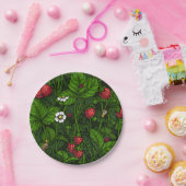 Wilde Erdbeeren Pappteller (Party)