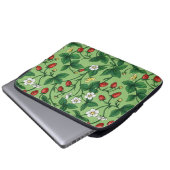 Wilde Erdbeeren rot/gelb/grün/ Laptopschutzhülle (Vorne Knopf)