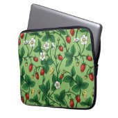 Wilde Erdbeeren rot/gelb/grün/ Laptopschutzhülle (Vorderseite Links)