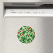 Wilde Erdbeeren rot/gelb/grün/ Magnet (In Situ (Geschirrspüler))
