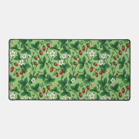 Wilde Erdbeeren rot/gelb/grün/ Schreibtischunterlage (Vorderseite)