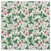 Wilde Erdbeeren rot/gelb/grün/weißlich Stoff (Muster)