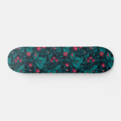 Wilde Erdbeeren, rot und blau Skateboard (Horizontal)