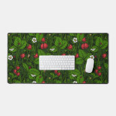 Wilde Erdbeeren Schreibtischunterlage (Tastatur & Maus)