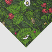 Wilde Erdbeeren Seidenpapier (Ausschnitt)