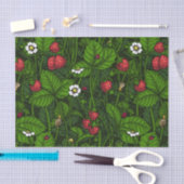 Wilde Erdbeeren Seidenpapier (Handwerk)