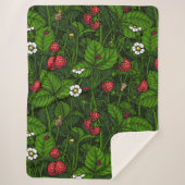 Wilde Erdbeeren Sherpadecke (Vorderseite)