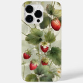 Wilde Erdbeeren Sommer Wasserfarbe Case-Mate iPhone Hülle (Rückseite)