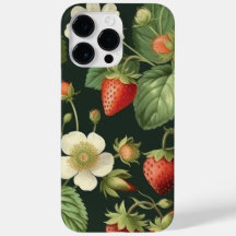 Wilde Erdbeeren Sommer Wasserfarbe