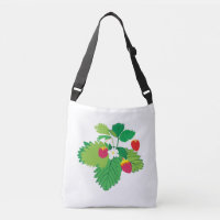 Wilde Erdbeeren-Tasche