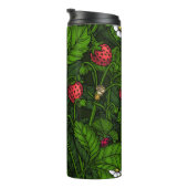 Wilde Erdbeeren Thermosbecher (Nach rechts gedreht)