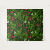 Wilde Erdbeeren Wandteppich (Vorderseite (Horizontal))