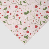 Wilde Erdbeeren (Wäsche) - Gewebepapier Seidenpapier (Detail)
