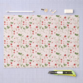 Wilde Erdbeeren (Wäsche) - Gewebepapier Seidenpapier (Handwerk)