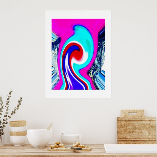 Wilde Erdelemente Poster (Küche)