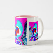 Wilde Erdelemente Zweifarbige Tasse (VorderseiteRechts)