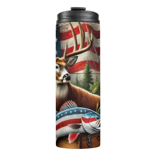 Wilde Ernte der Amerikanerin Sportsman Thermosbecher (Vorderseite)