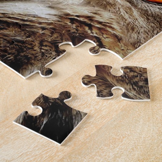 Wilde Eule Puzzle (Seite)