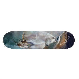 Wilde Fahrt - Geist-Wolf-Skateboard Skateboard