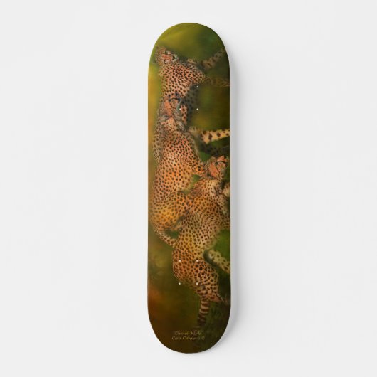 Wilde Fahrt - Gepard-WeltSkateboard Skateboard (Vorne)