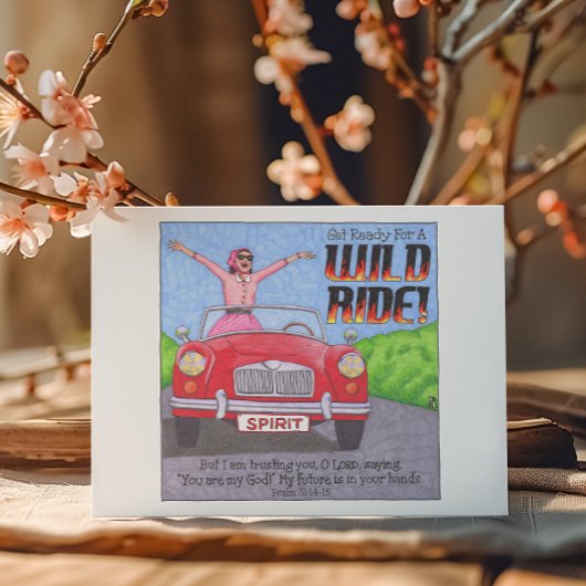 Wilde Fahrt Inspiration Postkarte