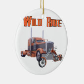 Wilde Fahrt Keramik Ornament (Rechts)