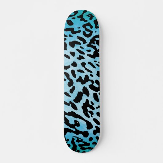Wilde Fahrt: Leopard Skin gedruckt 7 3/4 Skateboar Skateboard (Vorne)