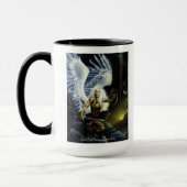 Wilde Fantasy-Krieger-Engel-Schwert Tasse (Links)